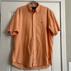 Ralph Lauren Blake Short Sleeve Button up Shirt Men’s Size Large